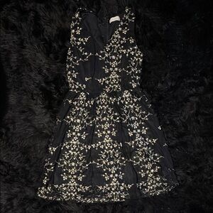 Altrd state gold and printed dress